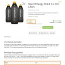 Sport Energy Drink 3 x 0,5 Liter