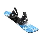 Snowboard-Set Unisex blau 146 cm